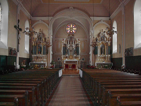 Photo de l'intérieur de l'église Saint-Martin